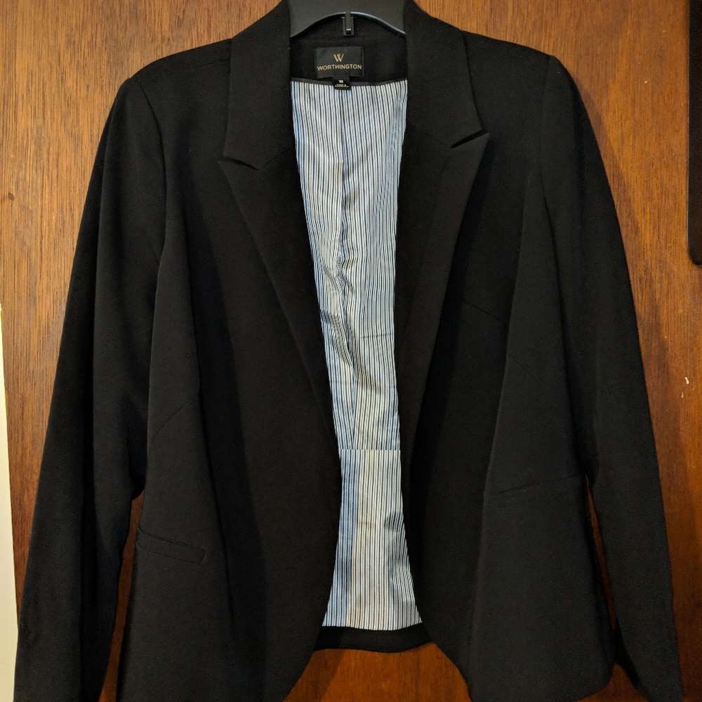 Open front blazer